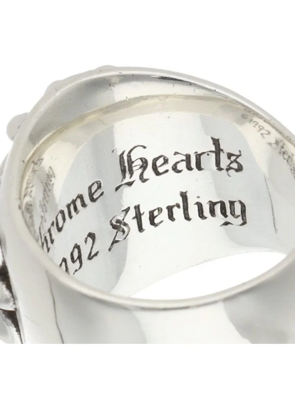 Chrome Hearts Keeper Silver Ring